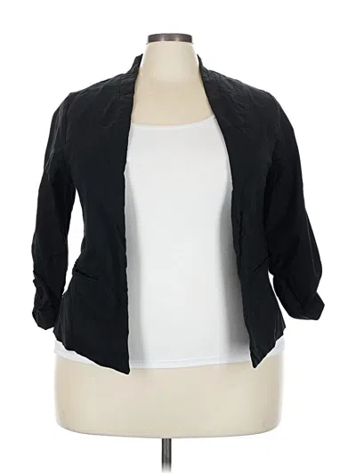 Pre-owned Torrid Blazer Jacket In Black