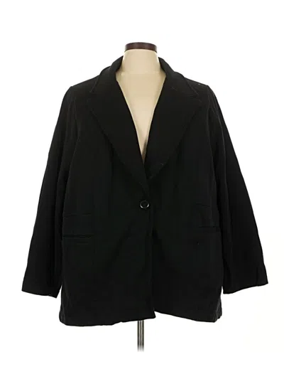 Pre-owned Torrid Blazer Jacket In Black