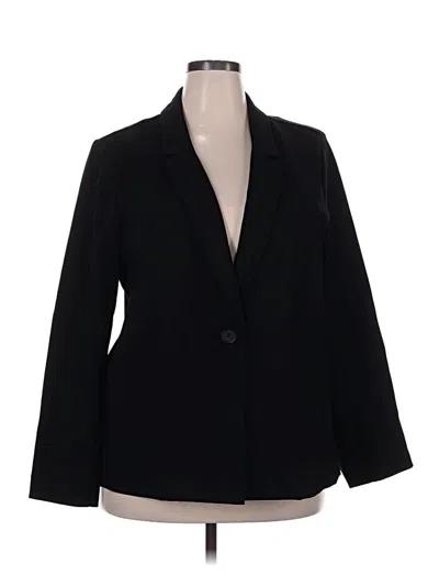 Pre-owned Torrid Blazer Jacket In Black