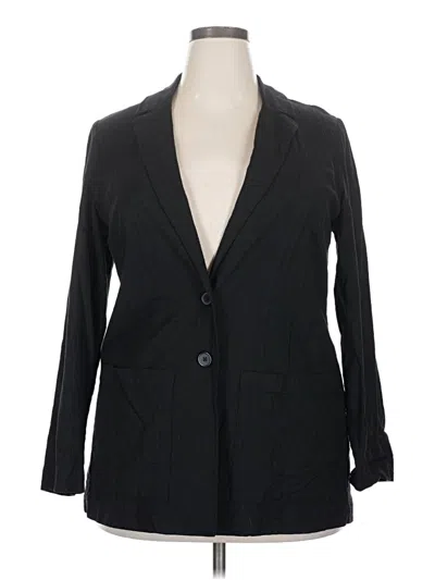 Pre-owned Torrid Blazer Jacket In Black