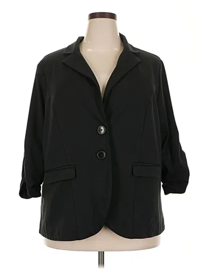 Pre-owned Torrid Blazer Jacket In Black