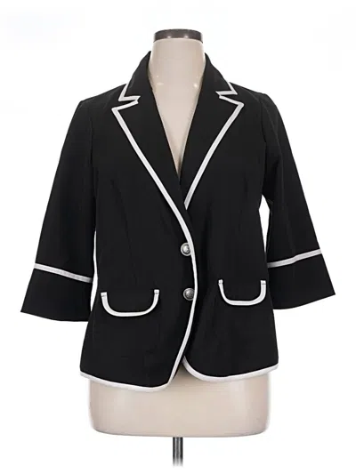 Pre-owned Torrid Blazer Jacket In Black