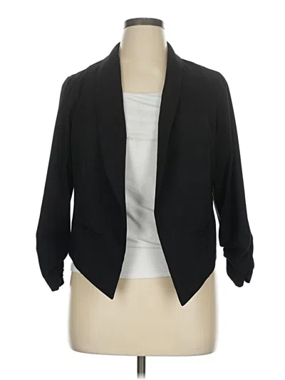 Pre-owned Torrid Blazer Jacket In Black