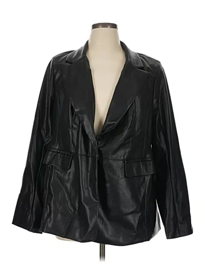 Torrid Blazer Jacket In Black