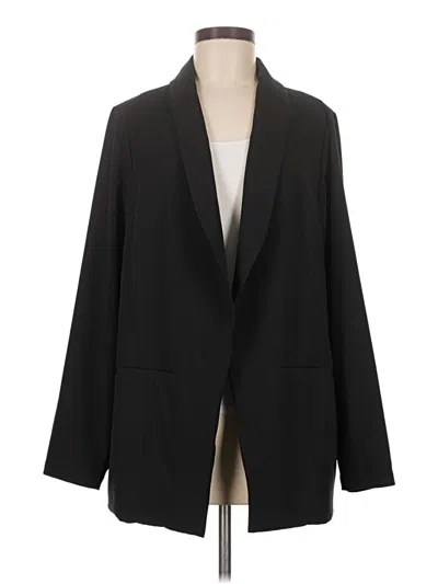 Pre-owned Torrid Blazer Jacket In Black