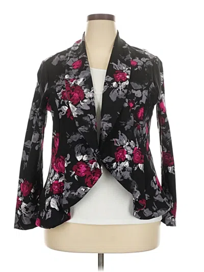 Pre-owned Torrid Blazer Jacket In Black