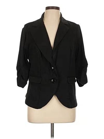Pre-owned Torrid Blazer Jacket In Black
