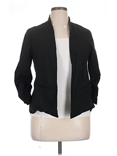 Pre-owned Torrid Blazer Jacket In Black