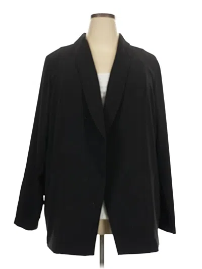 Pre-owned Torrid Blazer Jacket In Black