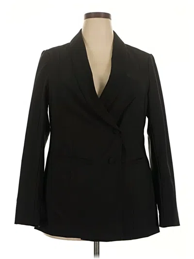 Pre-owned Torrid Blazer Jacket In Black
