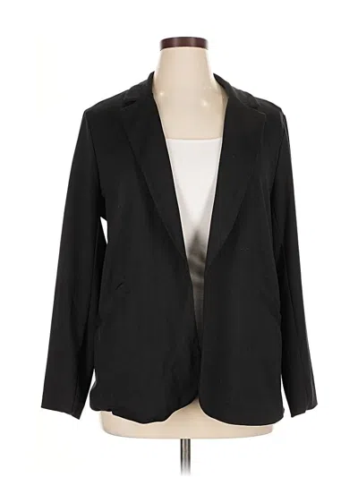 Pre-owned Torrid Blazer Jacket In Black