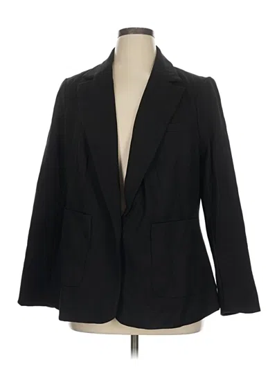 Pre-owned Torrid Blazer Jacket In Black