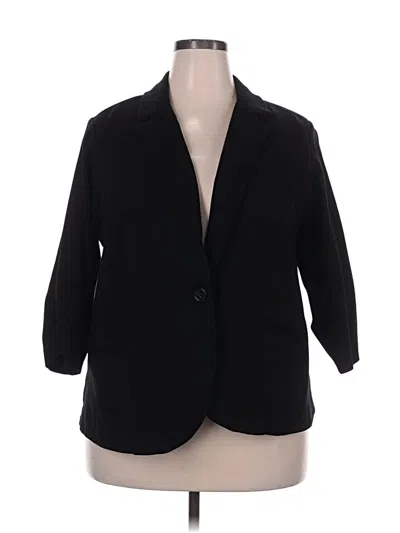 Pre-owned Torrid Blazer Jacket In Black