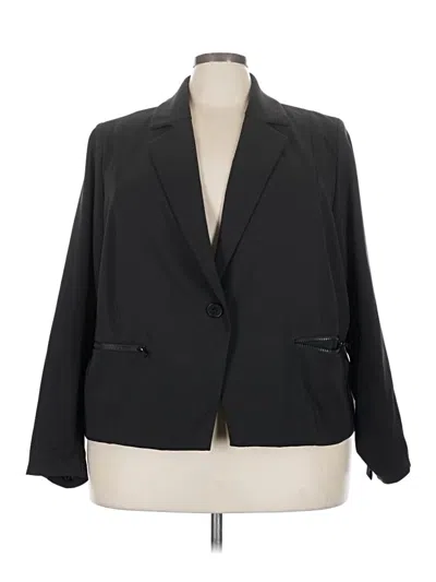 Pre-owned Torrid Blazer Jacket In Black