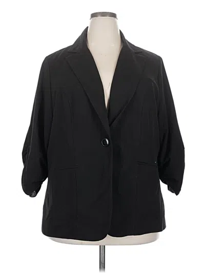 Pre-owned Torrid Blazer Jacket In Black