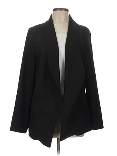Pre-owned Torrid Blazer Jacket In Black