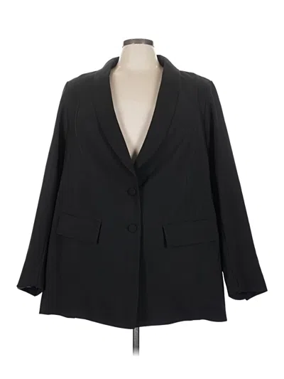 Pre-owned Torrid Blazer Jacket In Black