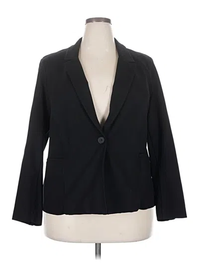Pre-owned Torrid Blazer Jacket In Black
