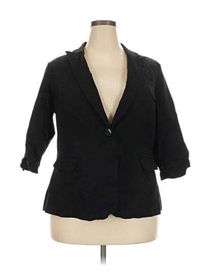 Pre-owned Torrid Blazer Jacket In Black