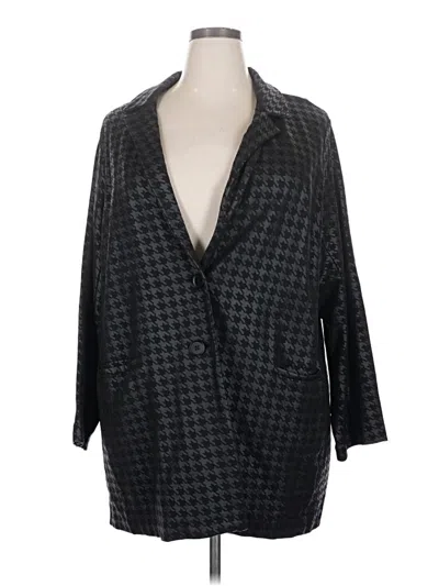 Pre-owned Torrid Blazer Jacket In Black
