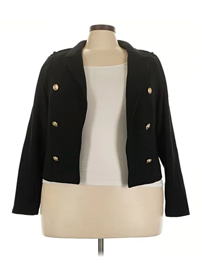Pre-owned Torrid Blazer Jacket In Black