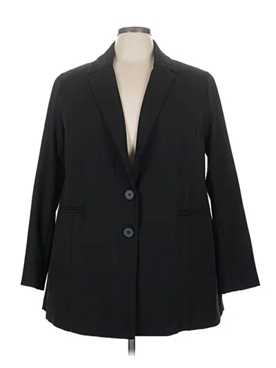 Pre-owned Torrid Blazer Jacket In Black