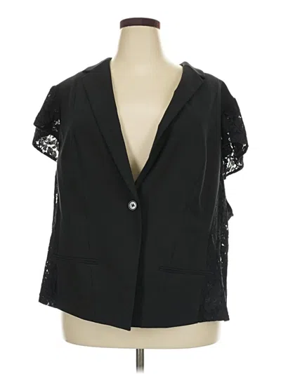 Pre-owned Torrid Blazer Jacket In Black