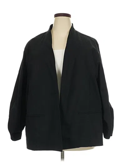Pre-owned Torrid Blazer Jacket In Black