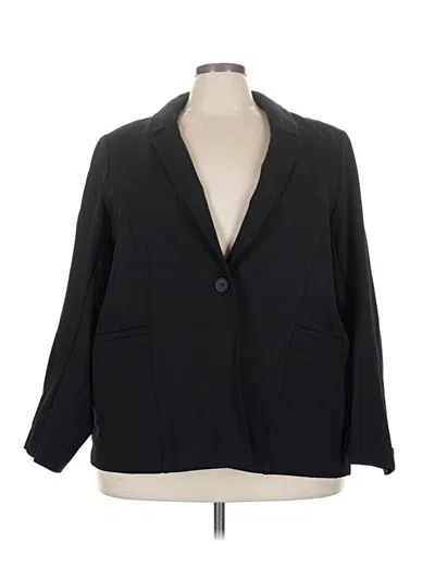 Pre-owned Torrid Blazer Jacket In Black