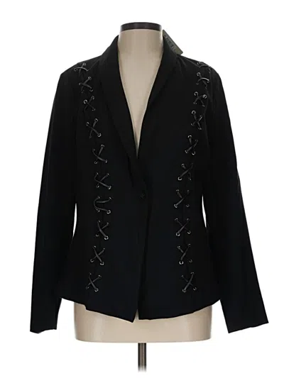 Pre-owned Torrid Blazer Jacket In Black