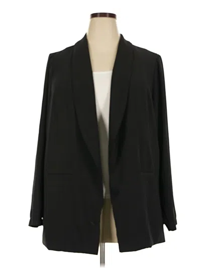 Pre-owned Torrid Blazer Jacket In Black
