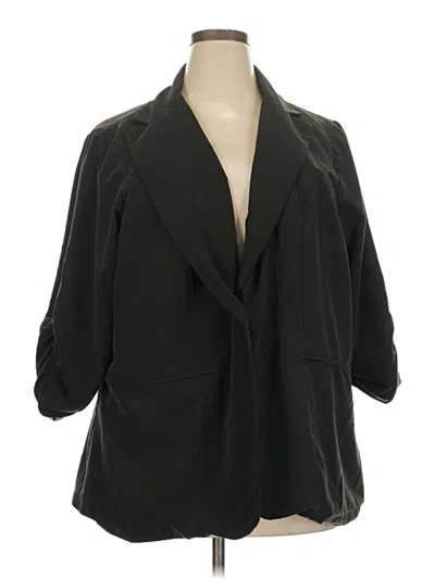 Pre-owned Torrid Blazer Jacket In Black