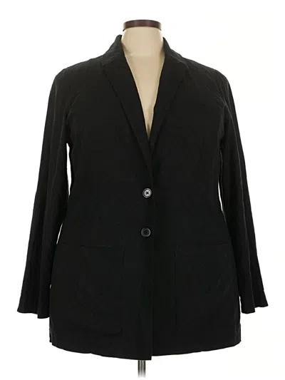 Pre-owned Torrid Blazer Jacket In Black