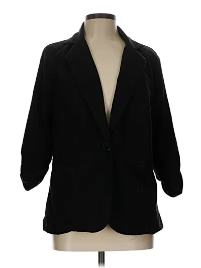 Pre-owned Torrid Blazer Jacket In Black
