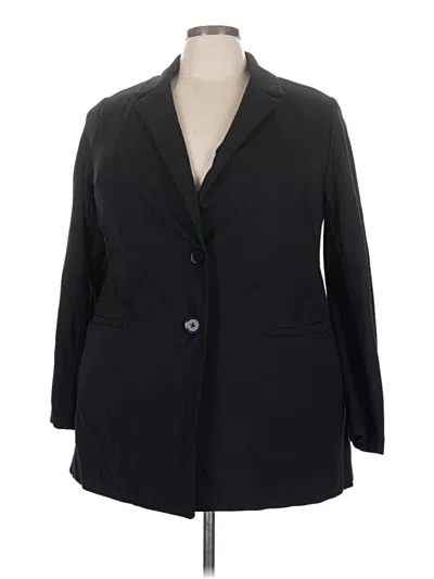 Pre-owned Torrid Blazer Jacket In Black
