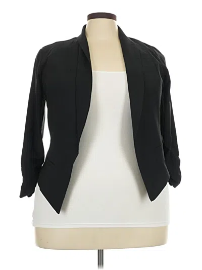 Pre-owned Torrid Blazer Jacket In Black