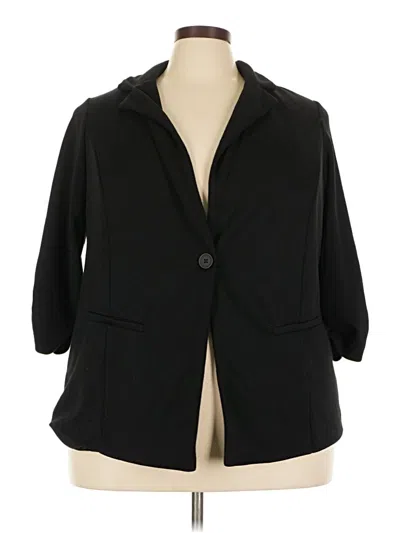 Pre-owned Torrid Blazer Jacket In Black