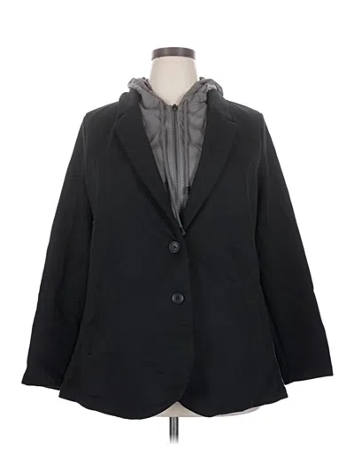 Pre-owned Torrid Blazer Jacket In Black