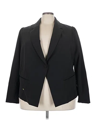 Pre-owned Torrid Blazer Jacket In Black