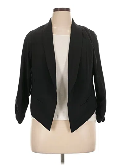 Pre-owned Torrid Blazer Jacket In Black