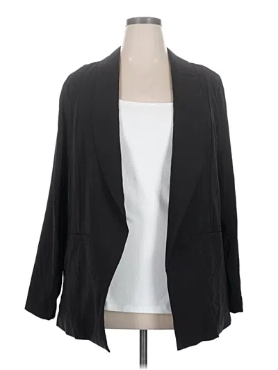Pre-owned Torrid Blazer Jacket In Black