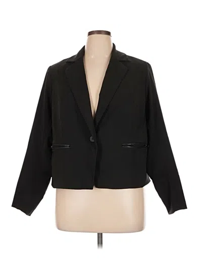 Pre-owned Torrid Blazer Jacket In Black