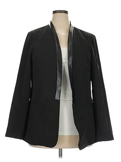 Pre-owned Torrid Blazer Jacket In Black