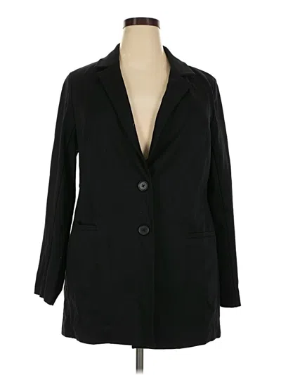 Pre-owned Torrid Blazer Jacket In Black
