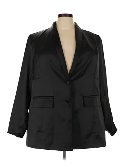 Pre-owned Torrid Blazer Jacket In Black