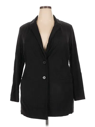 Pre-owned Torrid Blazer Jacket In Black