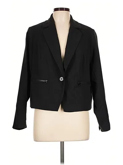 Pre-owned Torrid Blazer Jacket In Black
