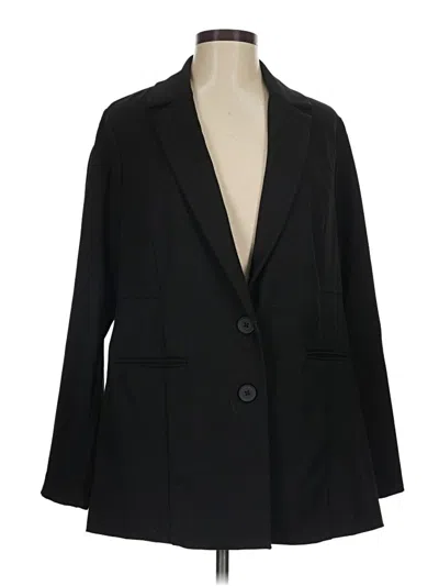Pre-owned Torrid Blazer Jacket In Black