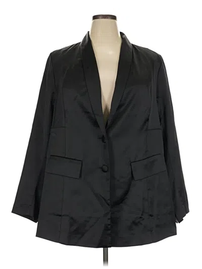 Pre-owned Torrid Blazer Jacket In Black