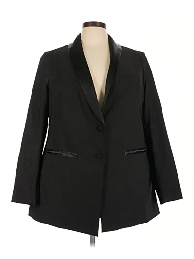 Pre-owned Torrid Blazer Jacket In Black